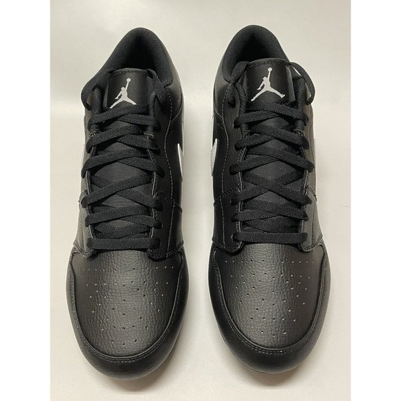 Nike Jordan 1 Low TD Football Cleats Black FJ6245-001 Men\'s Size 14 US main image 4